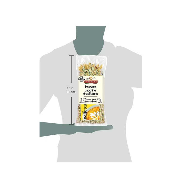 Tiberino's Real Italian Meals - Pennette Positano Zucchini & Saffron