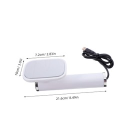 Gatuida Portable Handheld Travel Iron Steamer Lightweight Mini Garment Iron Dual Voltage Fast Heating for Home Travel