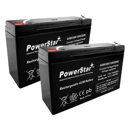 PowerStar WKA6-10F Genuine 6volt 12ah Battery HIGH Rate