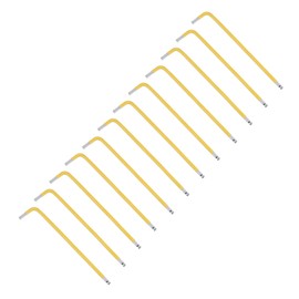 uxcell 12pcs 4mm Ball End Hex Key Wrench, Metric L Shaped Long Arm S2 Steel Repairing Tool for Bikes Furniture Repair