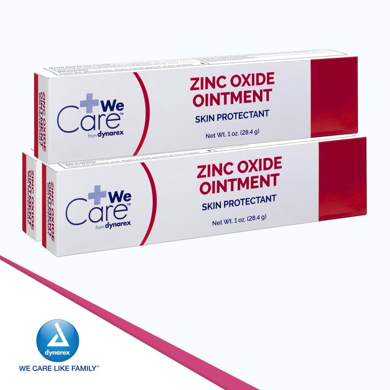 Dynarex Zinc Oxide Ointment, Protective Skin Barrier Ointment, Soothes, Prevents,