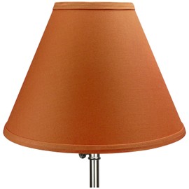 FenchelShades.com Lampshade 5" Top Diameter x 12" Bottom Diameter x 10" Slant Height with Washer (Spider) Attachment for Lamps with a Harp (Linen Cedar)