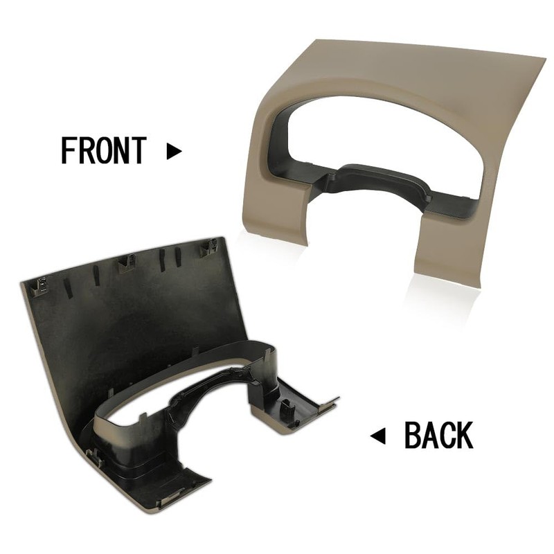 PIT66 Beige Instrument Cluster Dash Bezel Trim, Compatible with Ford