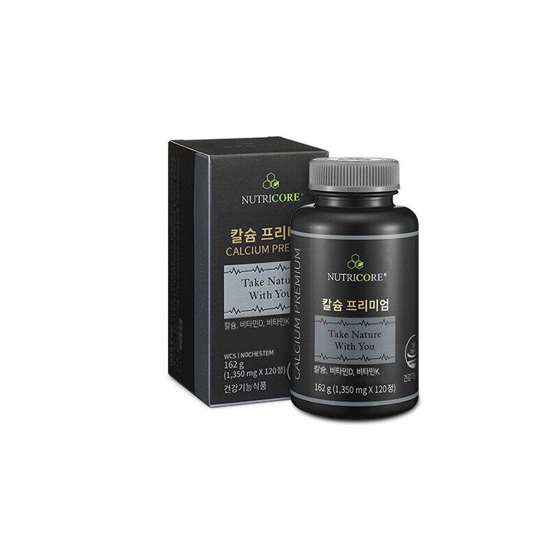 Nutricore 뉴트리코어(백) (뉴트리코어)칼슘 프리미엄(1350 mg x 120정) NutriCore Calcium Premium