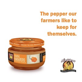 Louisiana Pepper Exchange Orange Habanero 1pk
