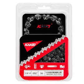KAKEI S56 Chainsaw Chain for 16 Inch Bar - .050" Gauge, 3/8" LP pitch, 56 Drive Links Fits Craftsman, Poulan, Ryobi, Echo, Greenworks and More