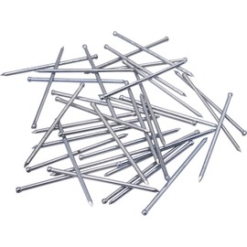 SKIR'CO (Pack of 300) Small Head 1.5 x 40 mm Finishing Nails Galvanised Steel Nails Nails for Wood Plate Pins