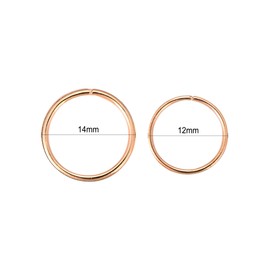 180 Pieces Hair Rings Braid Rings Hair Tips Hair Bows Clips 3 Colours 2 Sizes