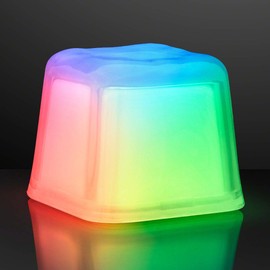 Set of 12 Hollywood Ice Multicolor Light Up LED Ice Cubes