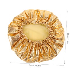 OATIPHO Extra Large Shower Cap for Women Double Layer Bathing Hat with Stretchy Band Spacious Design for Long Dye Care Reusable Sleep Bonnet for Daily Use