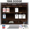 1966 Dodge Shop Manuals, Sales Data & Parts Catalog Kit