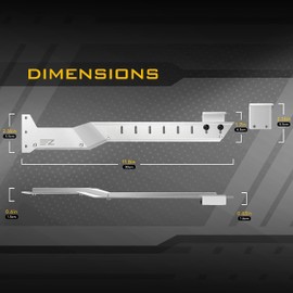 EZDIY-FAB GPU Holder Mount Graphics Card GPU Support Video Card Holder Mount Video Card Sag Holder/Holster Holder Support RX6700,RTX3090-309EZ-Black