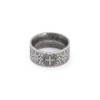 SMANXEY Exorcist Saint Benedict Vintage Titanium Steel Ring, Christian Protection