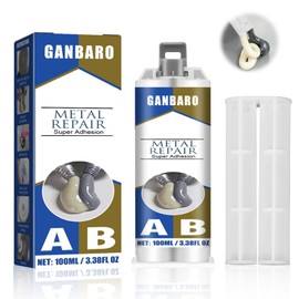 Metal Glue 3.5oz 2 Parts AB Glue Heavy Duty Metal Glue Super Glue Strong Metal Repair Adhesive Cold Weld Metal Repair, High Temperature Adhesive Glue for Metal to Metal,100g