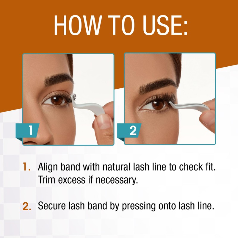 Ardell Winks Self Adhesive Eyelashes – Haze Style, Press on
