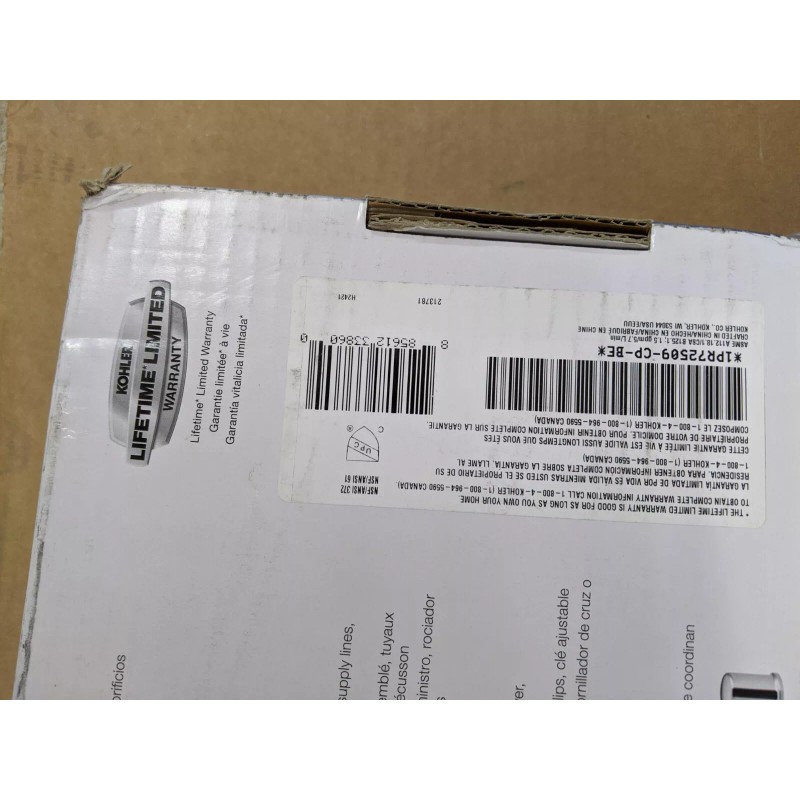 Kohler Mistos R72509 - CP Kitchen Faucet Sidespray Polished Chrome