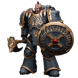 JOYTOY 1/18 Warhammer 30K Action Figure Space Wolves Grey Slayer Pack Huscarl Collection Model Birthday Gift