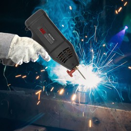 LOYALHEARTDY 110V Welder Machine, Handheld Welder Kit, Portable Welding Machine Digital Stick Welder with Toolbox,Folding Welding Helmet,Welding Brush,Welding Rod