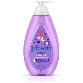 Johnson's Bedtime Baby Bubble Bath with Relaxing & Soothing NaturalCalm Aromas, Hypoallergenic, Gentle & Tear-Free Nighttime Bubble Bath for Babies, Kids & Toddlers, 27.1 fl. oz
