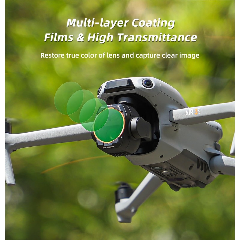 Fututech Filter for DJI Air 3S Drone Filter Camera Lens