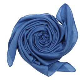Superfreak® Cotton Cloth Scarf Shawl, 100 x 100 cm, 100% Cotton, All Colours - Blue-ultramarine