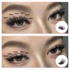 Individual Cluster Lashes 392Pcs Wide Stem D Curl 9-16 Mixed