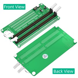 DDR4 Memory Tester with Long Latch, Desktop Computer DDR4 Memory Test Card with LED Indicators for Desktop Computer DDR4 Memory