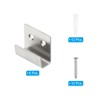 PATIKIL Tile Hanger Brackets 1.6x1.4"", 6 Set U Wall Mounted