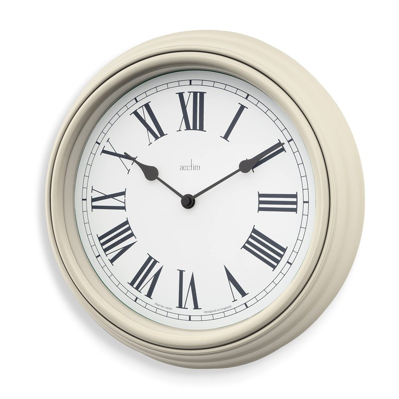 Acctim Devonshire Traditional 28cm Wall Clock (Cream)