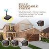 eMACROS Supplemental Driveway Alarms Wireless Outside Solar Sensor