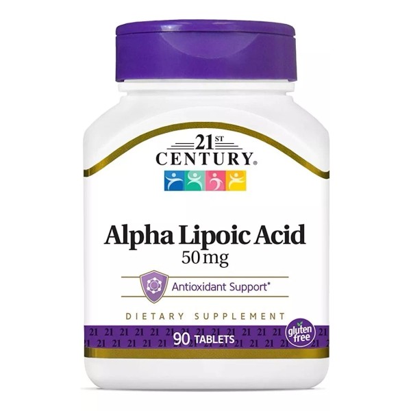 21st Century Ácido Alfa Lipóico Antioxidante 50 Mg 90 Tabl 21 St Century