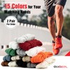 Stepace 2 Pairs 2/5" Flat Shoe Laces for Sneakers Upgrade