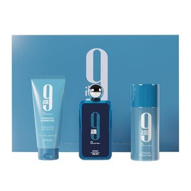 Afnan 9 Am Dive Perfume Gift Set – Eau De Parfum (3.4 Oz), Shower Gel (5.0 Oz), Deodorant (5.0 Oz)