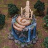 3D Vikings Elfenreich Floating Island with Ritual Altar, Scale 28/32