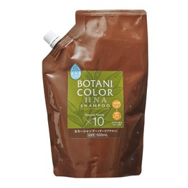 Motto Botanical Color Shampoo Refill, Dark Brown, 16.9 fl oz (500 ml)