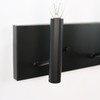 Kalium 3-Light Bathroom Light Fixtures, Matte Black Modern Vanity Lights