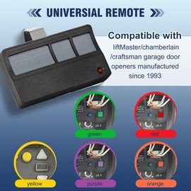 2 for Chamberlain liftmaster Craftsman Garage Door Opener Remote Since 1993, 373LM 973LM 371LM 971LM, Premium Garage Door Remote Replace 891LM 893MAX 890MAX 139.53680 139.53753 139.53681 139.53879