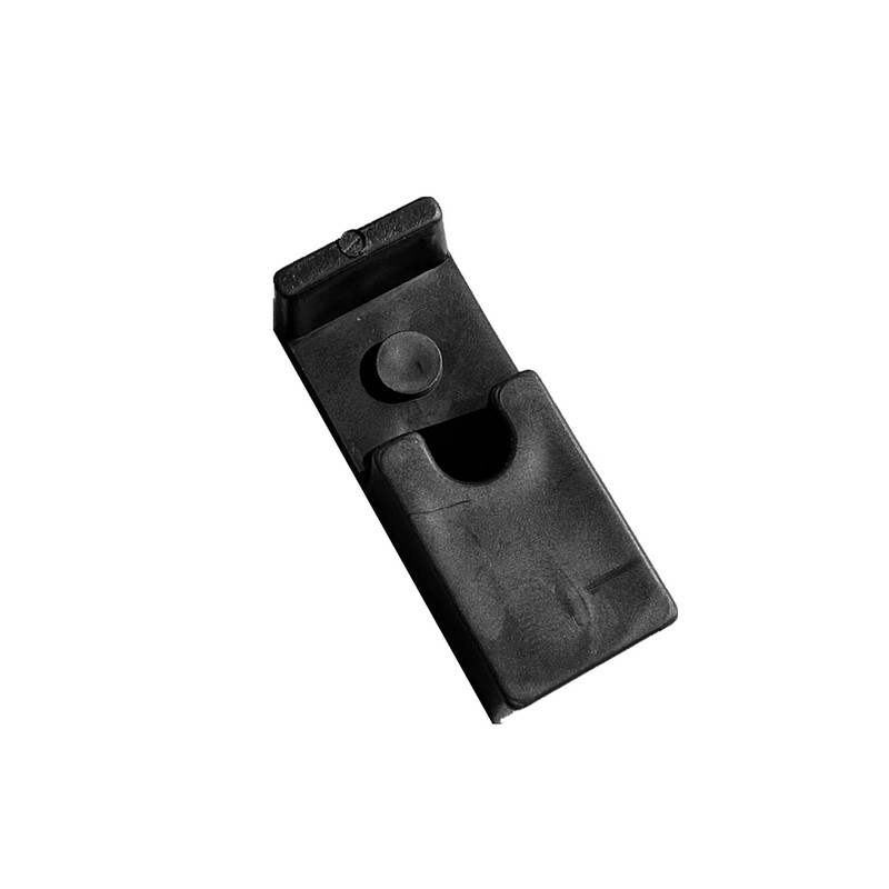 DDV for Shower Door Wall Jamb Bumper Guide Black Equipped