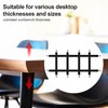 6pcs Hidden Strap Tablecloth Clips, Tablecloth Secure Straps Under Table