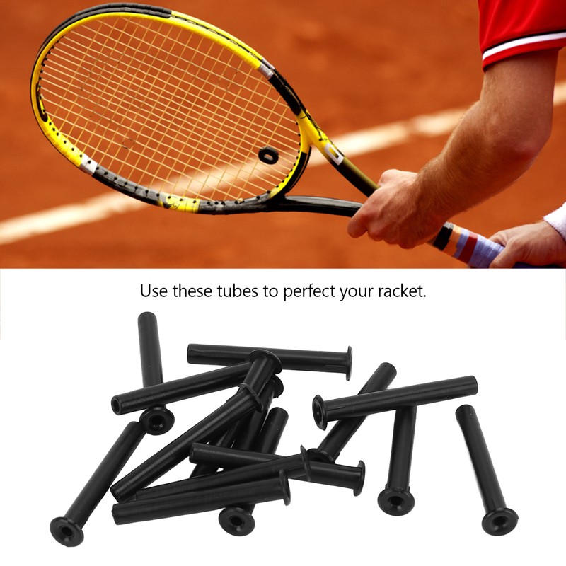 15pcs/set Tennis Racket Wire Protection Tube Durable Tennis Racket Stringing