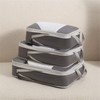 QUINTRA Compression Pack Cubes 3/4 Set Compressible Packing Cubes with