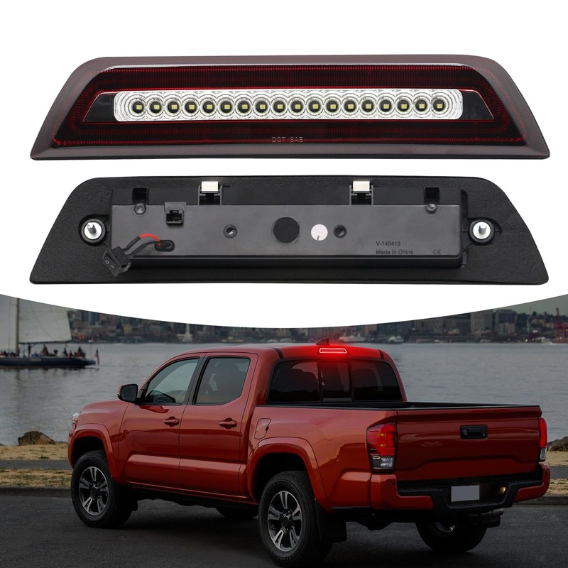 AUYICH Third Brake Light Compatible with Tacoma 2016-2023, LED Rear