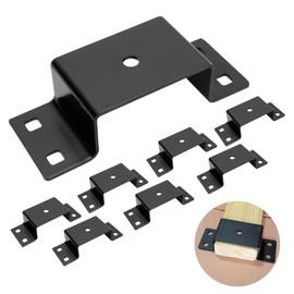 Lonffery Trailer Stake Pocket - 8PCS Trailer Side 2x4 Brackets for Wood, Utility Trailer Accessories, Trailer Side Pocket Tie Down, Stake Pocket Accessories