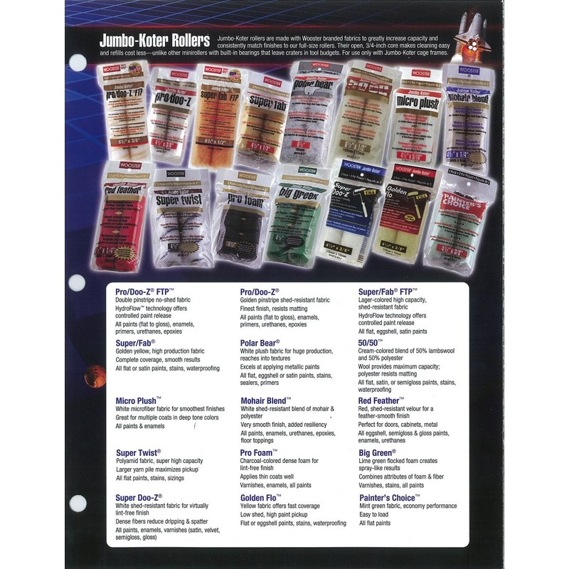 Wooster Brush RR323 Jumbo-Koter Flip Frame