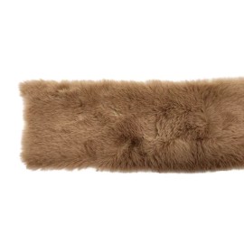 Field's Fabrics Fur Trim - 4" Wide Brown Fur Trims Faux Fake Fur Trimming By the Yard M403.35