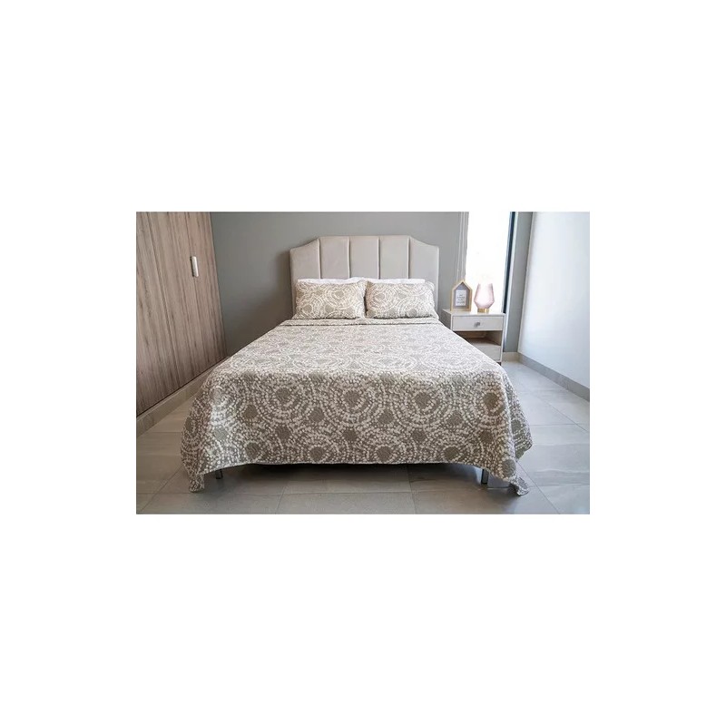 Tesso Set De Edredón Matrimonial Reversible Pinsonic Ligero Suave Sfera
