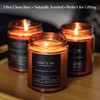 Premium Wood Candle | Cedar Scented Candle Holiday Candles |