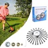 6 Inch Heavy Duty Steel Wire Trimmer Blade, Unbreakable Wire