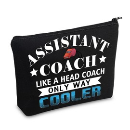 CMNIM Assistant Coach Makeup Pouch Bag Funny Sports Coaching Thank You Gift Assistant Coach Like A Head Coach Only Way Cooler (Assistant Coach Cooler MB)