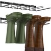 DegMongee Wader Hangers 4-Pair Boot Rack Garage Boot Storage, Cowboy